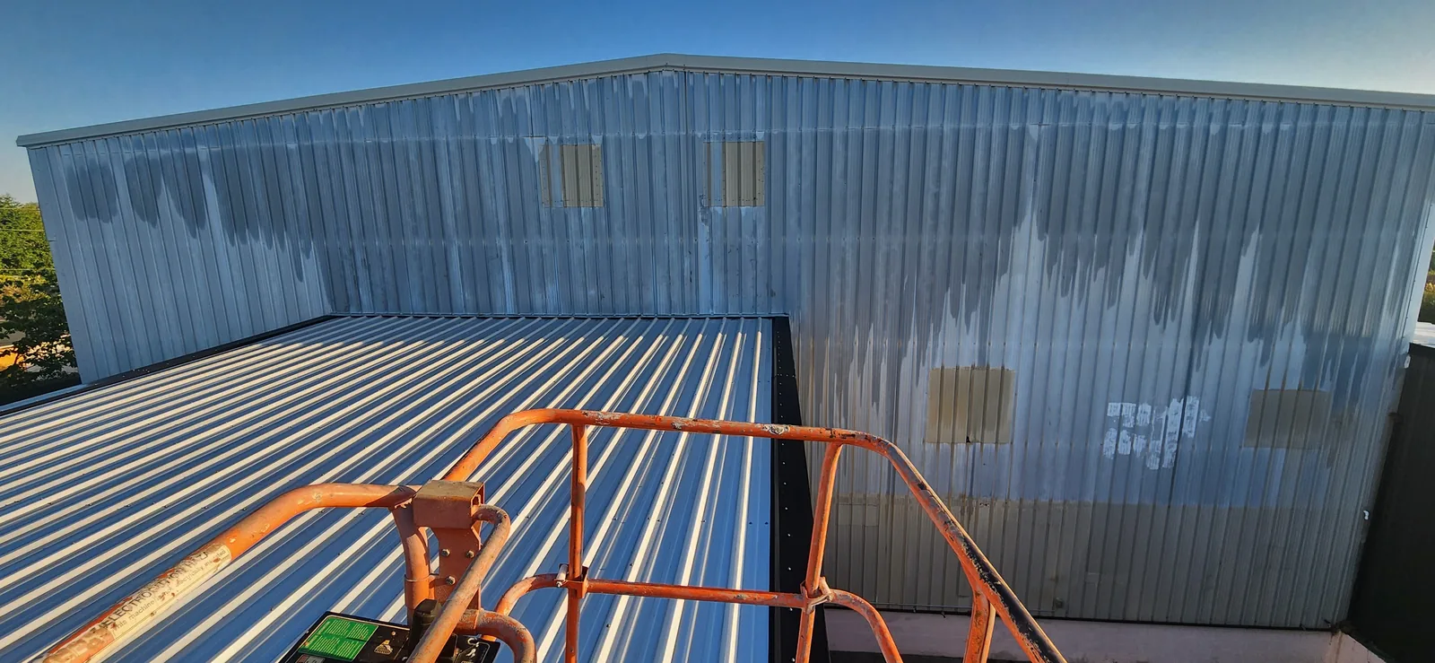 Industrial Facade Before Coating