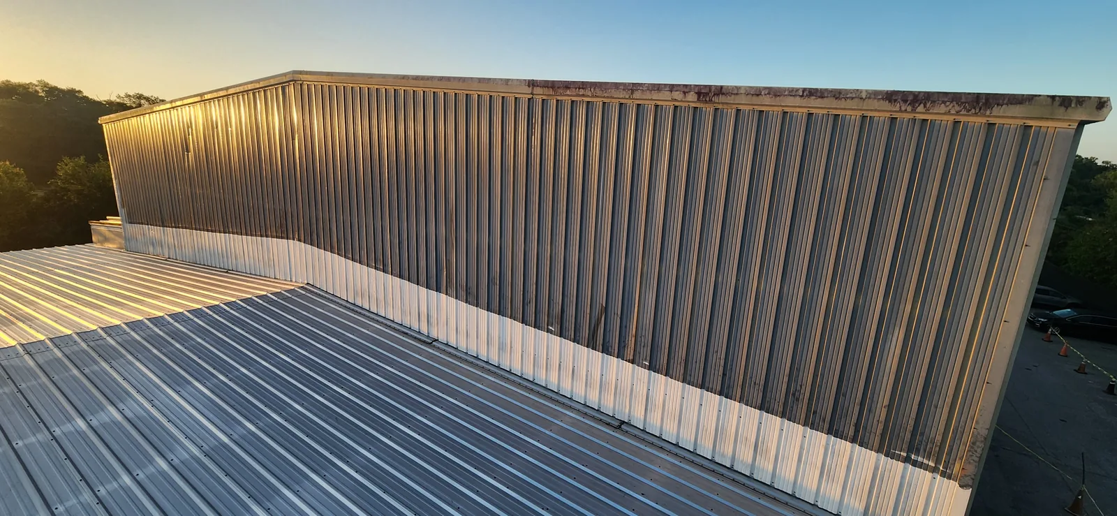 Weathered Metal Panel Prep